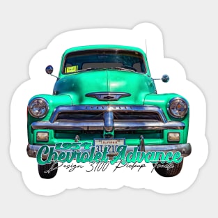 1954 Chevrolet Advance Design 3100 Pickup Truck Sticker